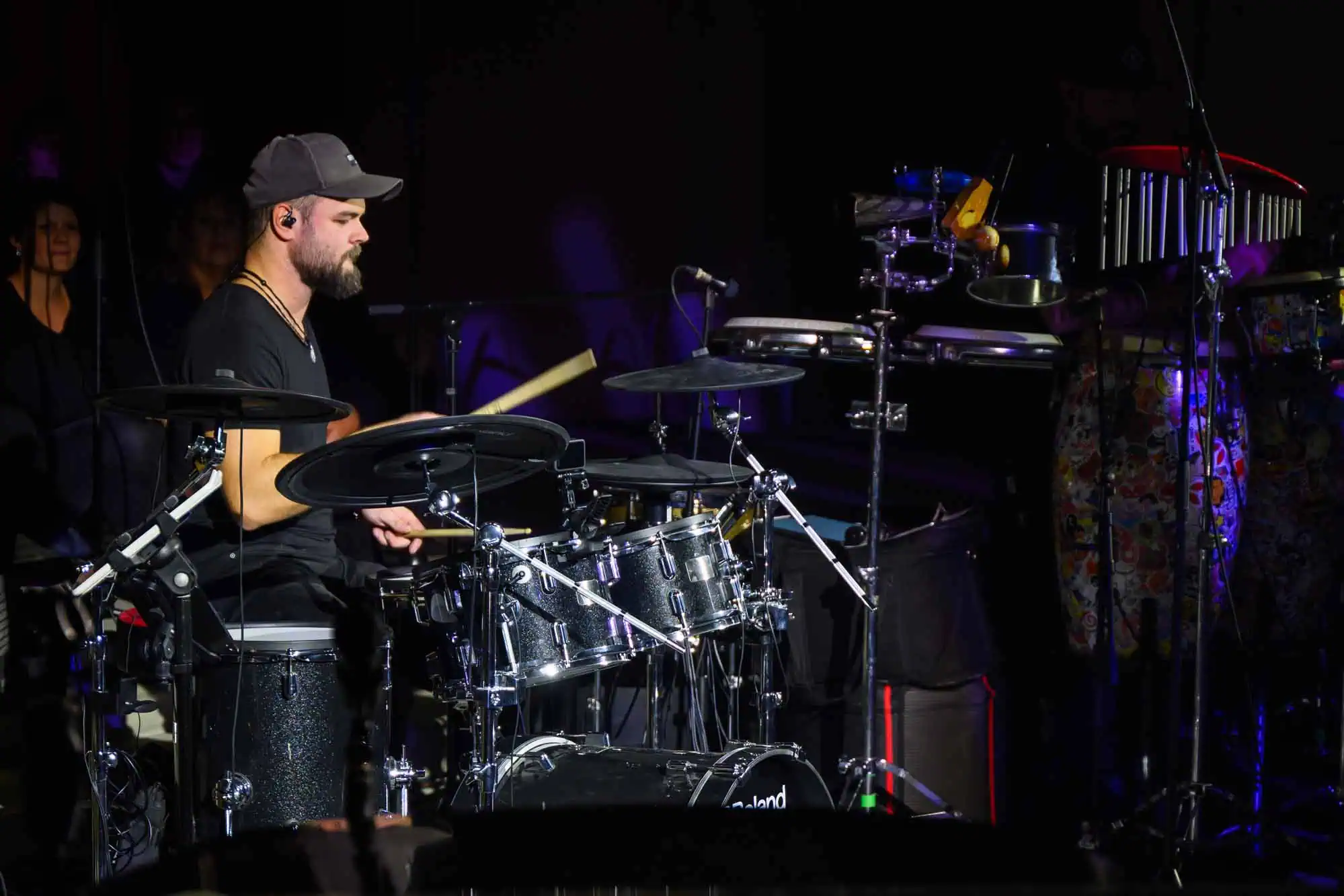 An den Drums